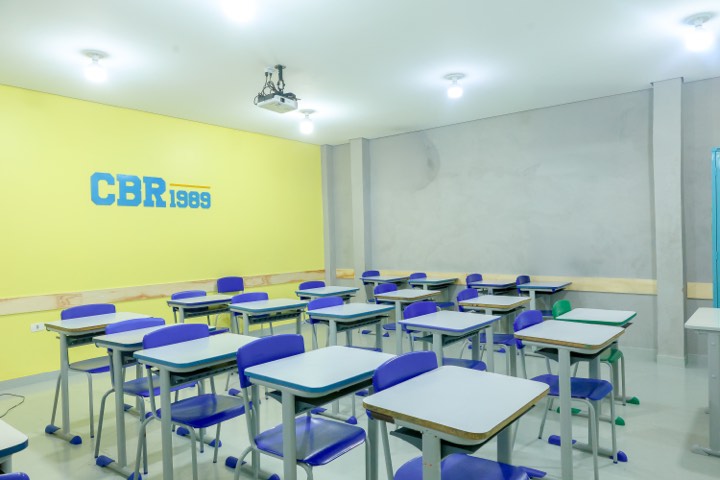 Sala de aula dos Anos Finais do CBR